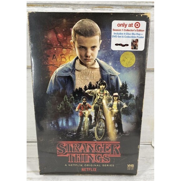 Stranger Things Netflix Season 1 4-Disc DVD/Blu-Ray Collector's Edition Box Set - Picture 1 of 3